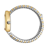 Just Cavalli Lady Snake Silver Dial Two Tone Steel Strap Watch for Women - JC1L249M0055 Authentic Buy Shop Now