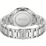 Hugo Boss Runner 3H Orange Dial Silver Steel Strap Watch for Men - 1514206 Authentic Buy Shop Now
