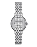 Emporio Armani Gianni T-Bar Blue Dial Silver Steel Strap Watch for Women - AR11627 Authentic Buy Shop Now