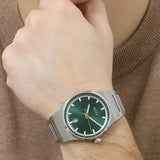 Hugo Boss Candor Green Dial Silver Steel Strap Watch for Men - 1514079 Authentic Buy Shop Now