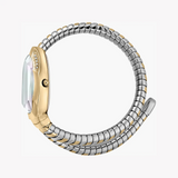 Just Cavalli Serpente Metallica Mother of Pearl Dial Two Tone Steel Strap Watch for Women - JC1L208M0065 Authentic Buy Shop Now