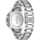 Hugo Boss Runner Chronograph Orange Dial Silver Steel Strap Watch for Men - 1514162 Authentic Buy Shop Now