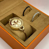 Tory Burch Riva Gold Dial Gold Steel Strap Watch for Women - TBW4029 Authentic Buy Shop Now