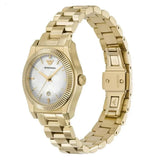 Emporio Armani Federica Mother of Pearl White Dial Gold Steel Strap Watch for Women - AR11657 Authentic Buy Shop Now