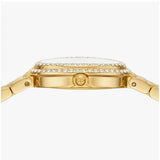 Tory Burch Oval Mother of Pearl Dial Gold Steel Strap Watch for Women - TBW6034 Authentic Buy Shop Now