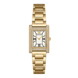 Emporio Armani Genni Crystals Mother of Pearl Dial Gold Steel Strap Watch for Women - AR11659 Authentic Buy Shop Now