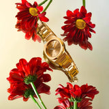 D1 Milano Ultra Thin Zephyr Gold Dial Gold Steel Strap Watch for Women - D1-UTBL31 Authentic Buy Shop Now