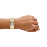 Emporio Armani Genni Crystals Gold Dial Gold Steel Strap Watch for Women - AR11663 Authentic Buy Shop Now