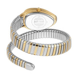 Just Cavalli Serpente Metallica Mother of Pearl Dial Two Tone Steel Strap Watch for Women - JC1L208M0065 Authentic Buy Shop Now