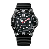 Citizen Mechanical Automatic Black Dial Black Rubber Strap Watch for Men - NJ0125-11E Authentic Buy Shop Now