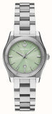 Emporio Armani Federica Mint Green Dial Silver Steel Strap Watch for Women - AR11656 Authentic Buy Shop Now