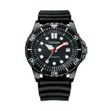 Citizen Mechanical Automatic Black Dial Black Rubber Strap Watch for Men - NJ0125-11E Authentic Buy Shop Now