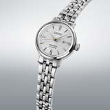 Seiko Presage Cocktail Time Automatic Diamonds White Dial Silver Steel Strap Watch for Women - SRE017J1 Authentic Buy Shop Now