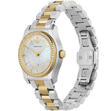 Emporio Armani Federica Mother of Pearl Dial Two Tone Steel Strap Watch for Women - AR11559 Authentic Buy Shop Now