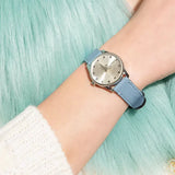 Gucci G Timeless Silver Dial Blue Leather Strap Watch for Women - YA1265039 Authentic Buy Shop Now