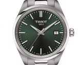 Tissot PR 100 Quartz Green Dial Silver Steel Strap Watch for Women - T150.210.11.091.00 Authentic Buy Shop Now