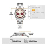 Emporio Armani Racer Chronograph White Dial Silver Steel Strap Watch for Men - AR11645 Authentic Buy Shop Now