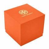 Tory Burch The Tory Chronograph Black Dial Black Leather Strap Watch for Women - TBW1055 Authentic Buy Shop Now