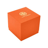 Tory Burch Oval White Dial Two Tone Steel Strap Watch for Women - TBW6033 Authentic Buy Shop Now