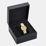 Versace Reve Analog Gold Dial Two Tone Steel Strap Watch for Women - VE8B00324 Authentic Buy Shop Now