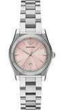 Emporio Armani Federica Pink Dial Silver Steel Strap Watch for Women - AR11658 Authentic Buy Shop Now