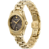 Emporio Armani Federica Brown Dial Gold Steel Strap Watch for Women - AR11700 Authentic Buy Shop Now