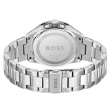 Hugo Boss Runner 3H Black Dial Silver Steel Strap Watch for Men - 1514210 Authentic Buy Shop Now