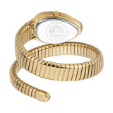 Just Cavalli Serpente Metallica Green Dial Gold Steel Strap Watch for Women - JC1L208M0045 Authentic Buy Shop Now