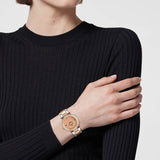 Versace Reve Analog Rose Gold Dial Two Tone Steel Strap Watch for Women - VE8B00424 Authentic Buy Shop Now