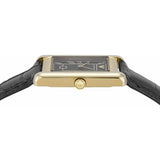 Emporio Armani Gino Black Dial Black Leather Strap Watch for Men - AR11666 Authentic Buy Shop Now