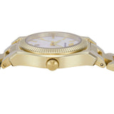 Emporio Armani Federica Mother of Pearl White Dial Gold Steel Strap Watch for Women - AR11657 Authentic Buy Shop Now