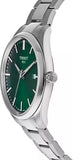 Tissot PR 100 Quartz Green Dial Silver Steel Strap Watch for Women - T150.210.11.091.00 Authentic Buy Shop Now