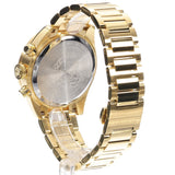 Versace Greca Dome Chronograph Black Dial Gold Steel Strap Watch for Men - VE6K00523 Authentic Buy Shop Now