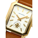 Tory Burch Robinson White Dial Brown Leather Strap Watch for Women - TBW1503 Authentic Buy Shop Now