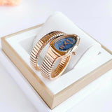 Just Cavalli Glam Evo 4 Blue Dial Rose Gold Steel Strap Watch for Women - JC1L229M0055 Authentic Buy Shop Now