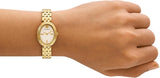 Tory Burch Oval White Dial Gold Steel Strap Watch for Women - TBW6032 Authentic Buy Shop Now