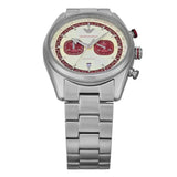 Emporio Armani Racer Chronograph White Dial Silver Steel Strap Watch for Men - AR11645 Authentic Buy Shop Now