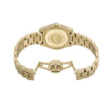 Emporio Armani Federica Brown Dial Gold Steel Strap Watch for Women - AR11700 Authentic Buy Shop Now