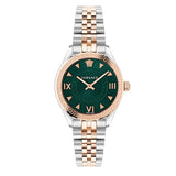 Versace Hellenyium Quartz Green Dial Two Tone Steel Strap Watch for Women - VE2S00422 Authentic Buy Shop Now