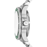 Emporio Armani Sea Explorer Green Dial Silver Steel Strap Watch for Men - AR60088 Authentic Buy Shop Now