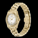 Emporio Armani Federica Mother of Pearl White Dial Gold Steel Strap Watch for Women - AR11657 Authentic Buy Shop Now