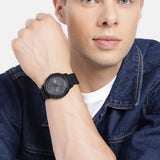 Lacoste 12.12 Chronograph Black Dial Black Silicon Strap Watch for Men - 2011243 Authentic Buy Shop Now