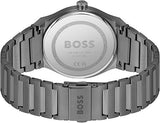 Hugo Boss Candor Grey Dial Grey Steel Strap Watch for Men - 1514078 Authentic Buy Shop Now
