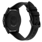 Emporio Armani Antonio Chronograph Black Dial Black Leather Strap Watch for Men - AR11583 Authentic Buy Shop Now