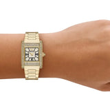 Emporio Armani Genni Crystals Gold Dial Gold Steel Strap Watch for Women - AR11663 Authentic Buy Shop Now