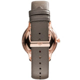 Emporio Armani Gianni Gray Dial Brown Leather Strap Watch for Men - AR1723 Authentic Buy Shop Now