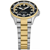 Emporio Armani Sea Explorer Black Dial Two Tone Steel Strap Watch for Men - AR60089 Authentic Buy Shop Now