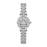 Emporio Armani Gianni T Bar Green Dial Silver Steel Strap Watch for Women - AR11667 Authentic Buy Shop Now