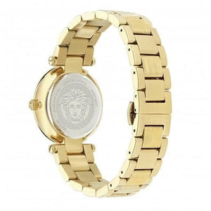 Versace Reve Analog Black Dial Gold Steel Strap Watch for Women - VE8B00624 Authentic Buy Shop Now