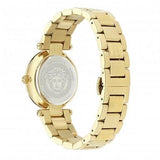 Versace Reve Analog Black Dial Gold Steel Strap Watch for Women - VE8B00624 Authentic Buy Shop Now